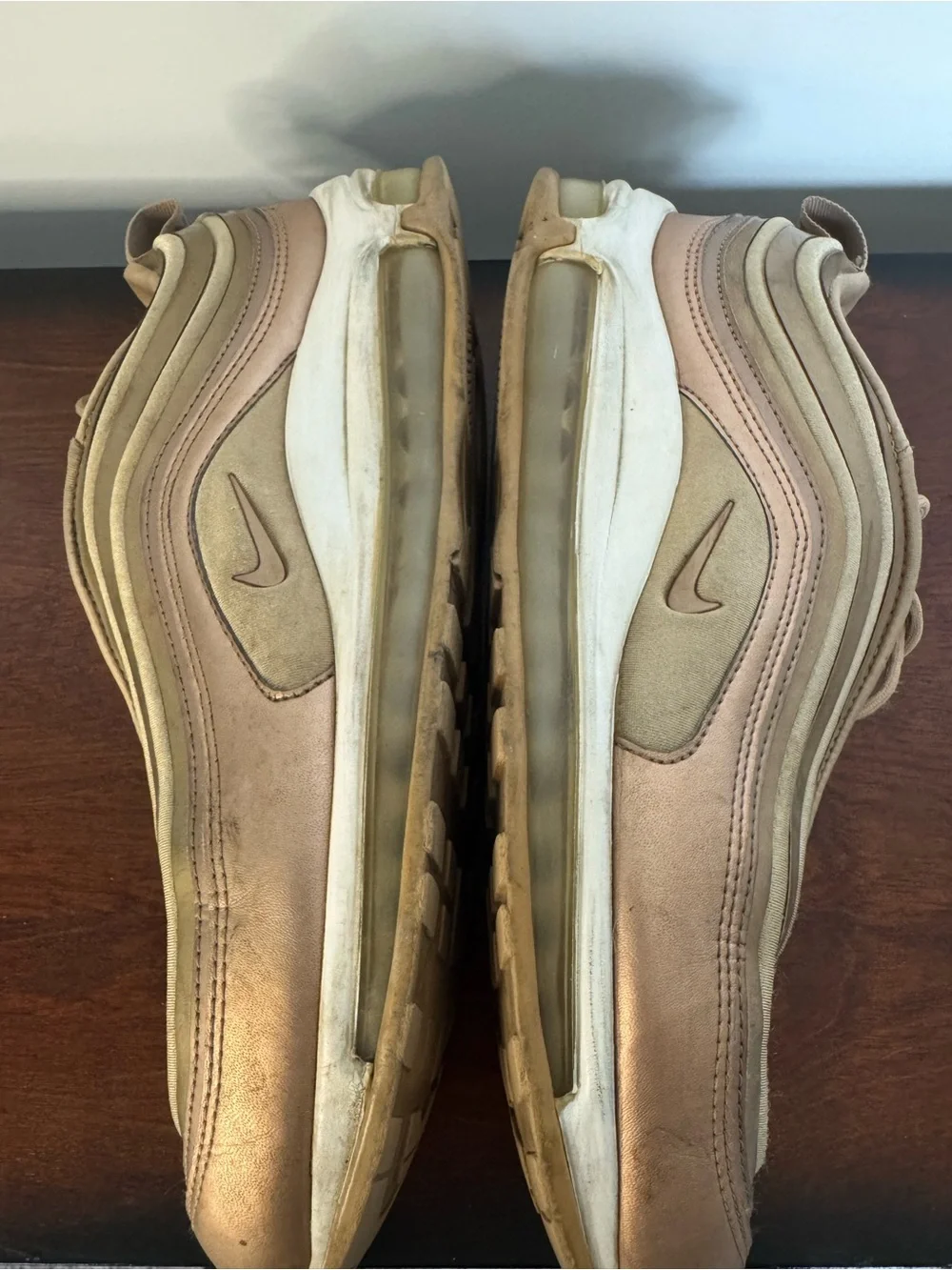 Nike Air Max 97 Ultra '17 Metallic Bronze Sneakers Women’s Size 9.5
